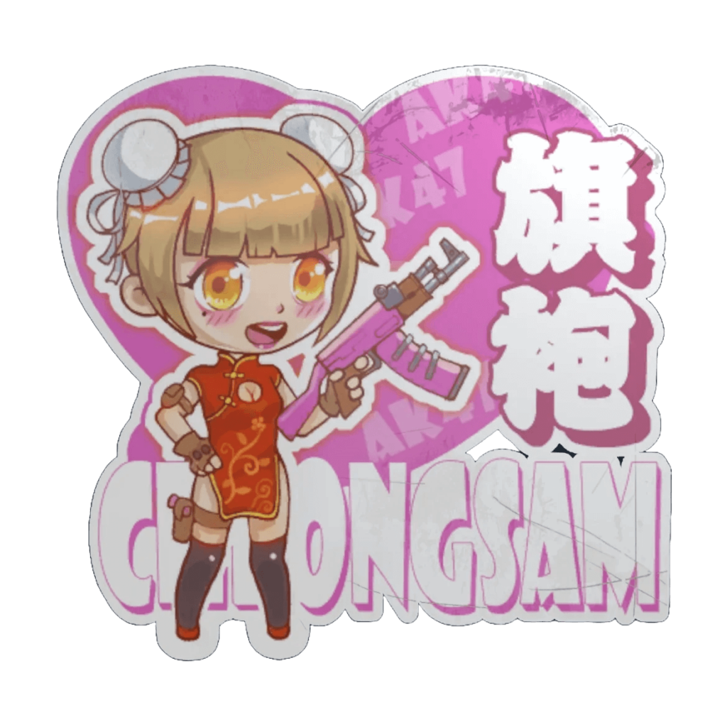 cheongsam-sticker