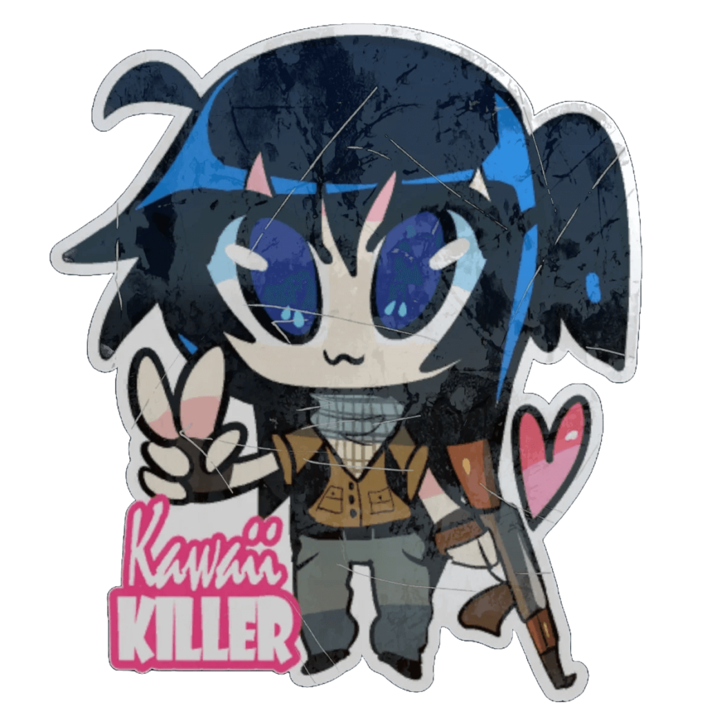 kawaii-killer-t-sticker