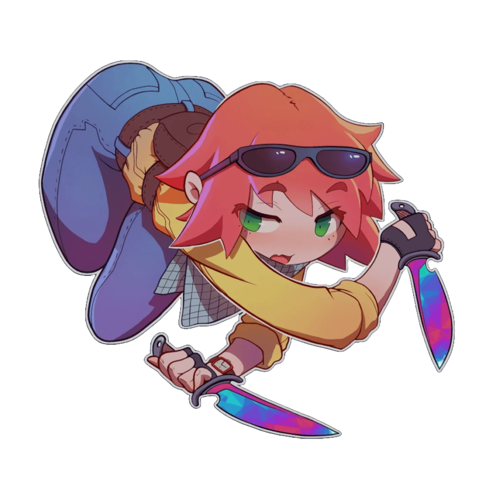 kawaii-t-holo-sticker