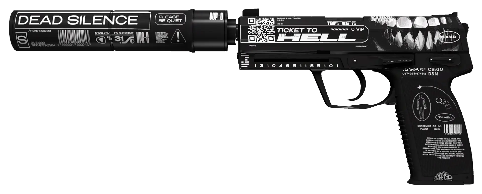USP-S | Ticket to Hell CS2 skin
