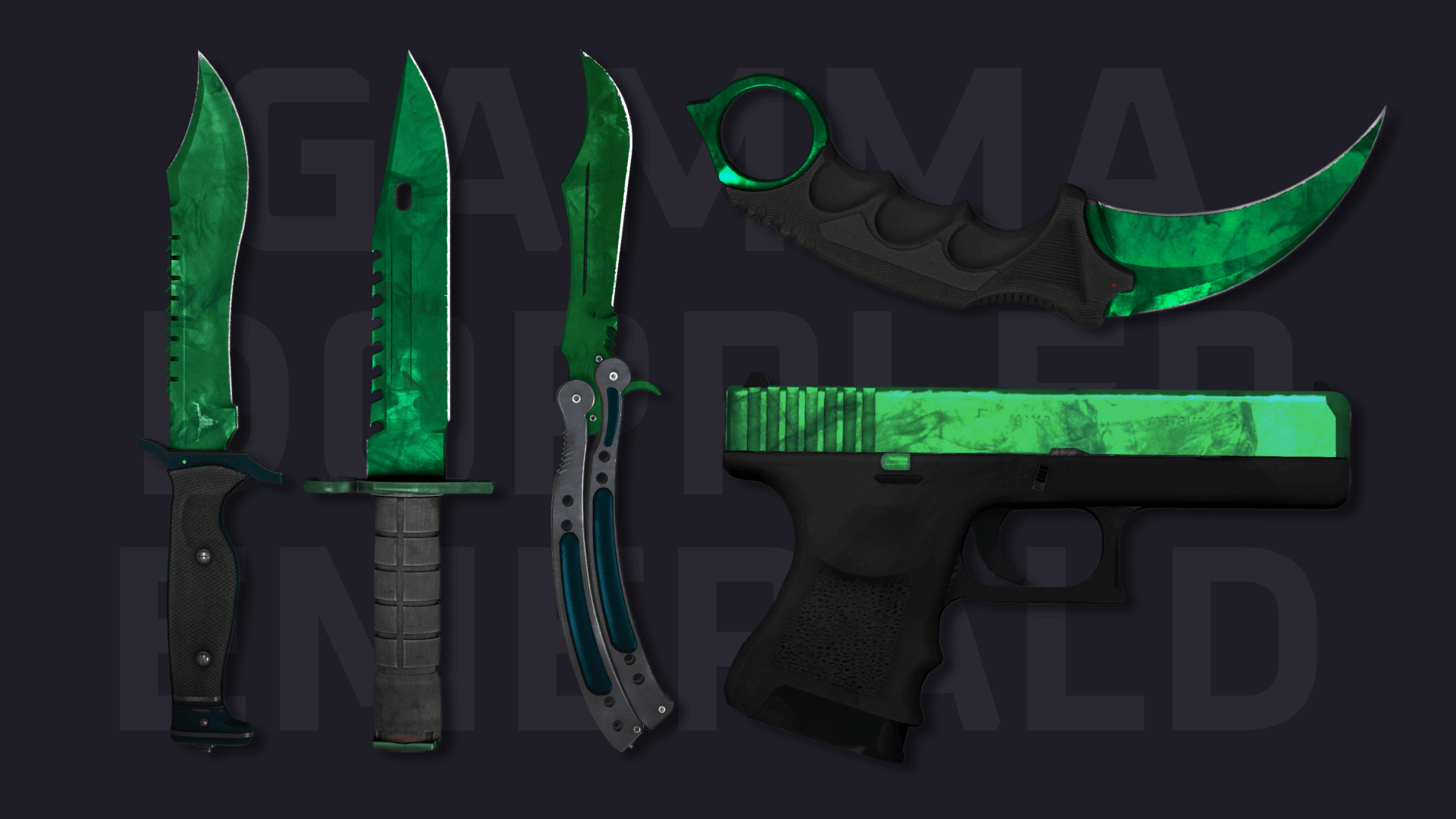 Gamma Doppler Phases - Emerald