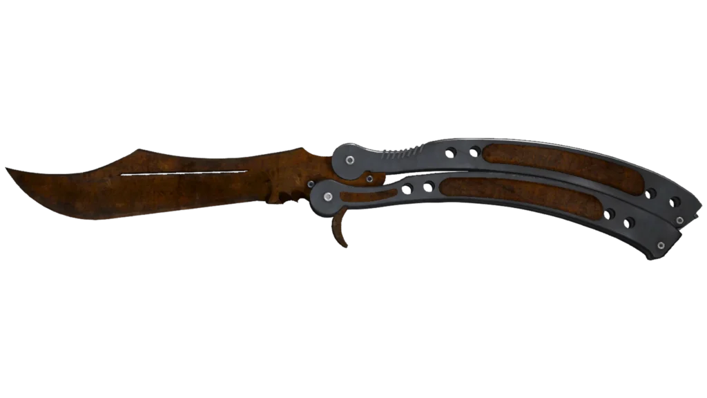 butterfly-knife-rust-coat cs2 skin
