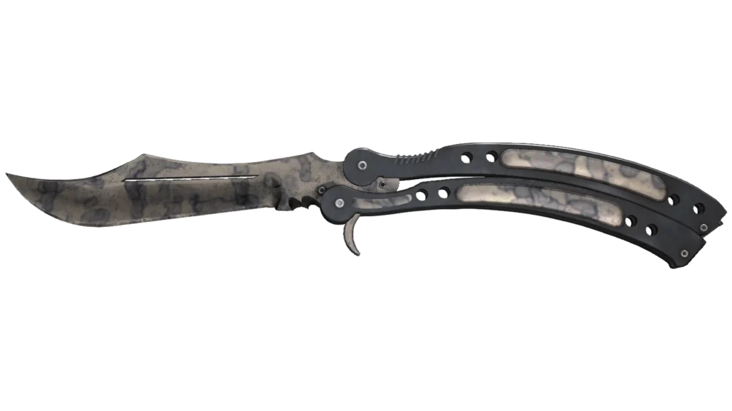butterfly-knife-stained cs2 skin